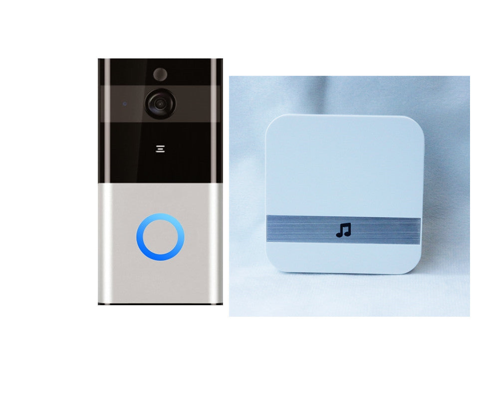 720P WiFi Smart Video Doorbell – Wireless Intercom PIR Motion Detection Night Vision SD Card Support