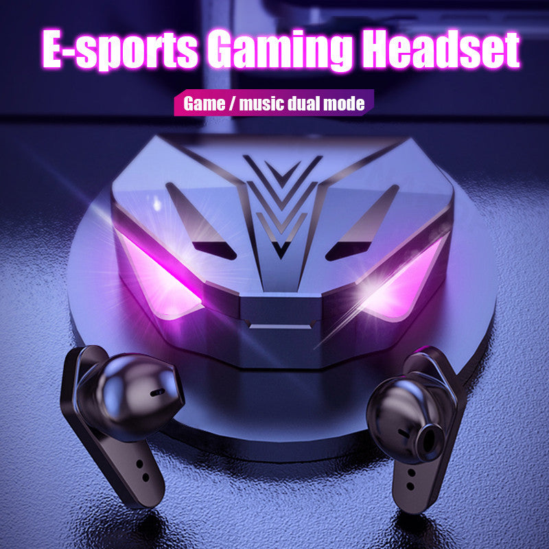 Wireless Gaming Bluetooth Earbuds – No Delay Low Latency HiFi Sound Noise Reduction E-Sport Headset with Mic