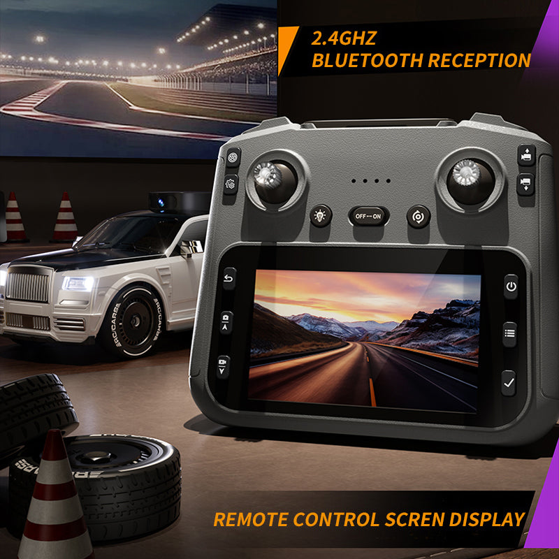 4K Camera RC Drift Car with 4.3" HD Display & Liftable Camera System