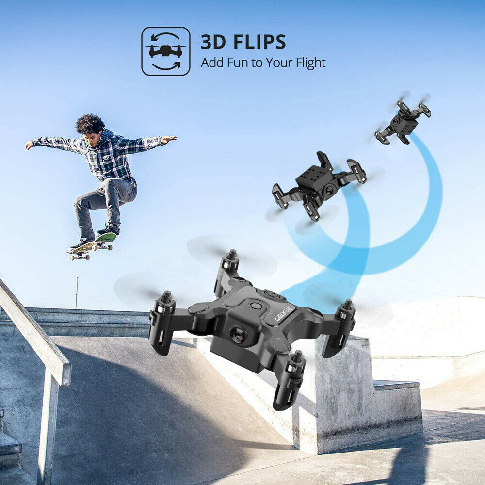 AU V2 Mini Foldable Drone with HD Camera – WiFi FPV Selfie RC Quadcopter
